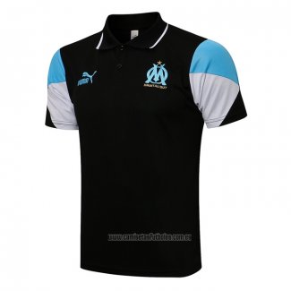 Camiseta Polo del Olympique Marsella 2021-2022 Negro