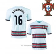Camiseta del Portugal Jugador B.Fernandes 2ª Equipacion 2020-2021