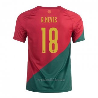 Camiseta del Portugal Jugador R.Neves 1ª Equipacion 2022