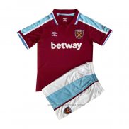 Camiseta del West Ham 1ª Equipacion Nino 2021-2022