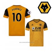 Camiseta del Wolves Jugador Podence 1ª Equipacion 2020-2021