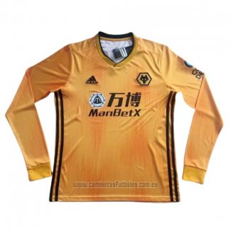 Camiseta del Wolves 1ª Equipacion Manga Larga 2019-2020