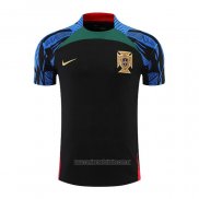 Camiseta de Entrenamiento Portugal 2022-2023 Negro