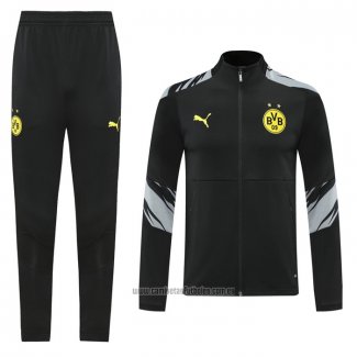 Chandal de Chaqueta del Borussia Dortmund 2020-2021 Negro