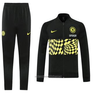 Chandal de Chaqueta del Chelsea 2021 Negro