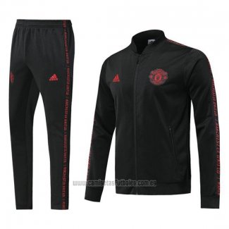 Chandal de Chaqueta del Manchester United 2019-2020 Negro