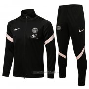 Chandal de Chaqueta del Paris Saint-Germain 2021-2022 Negro