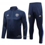 Chandal de Sudadera del Arsenal 2023-2024 Azul