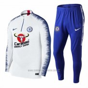 Chandal de Sudadera del Chelsea 2019-2020 Blanco