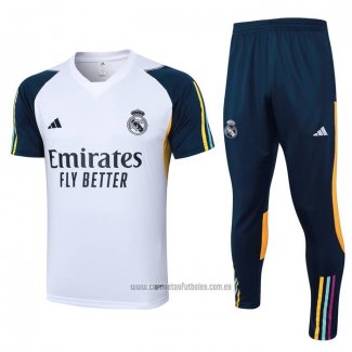 Chandal del Real Madrid Manga Corta 2023-2024 Blanco