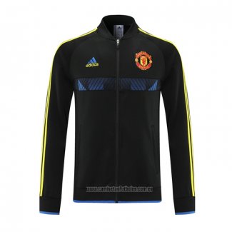 Chaqueta del Manchester United 2021-2022 Negro y Azul