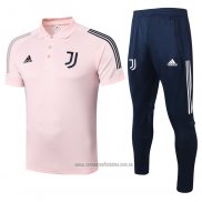 Conjunto Polo Juventus 2020-2021 Rosa