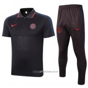 Conjunto Polo Paris Saint-Germain 2020-2021 Negro