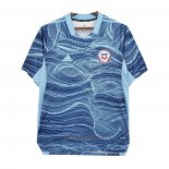 Tailandia Camiseta del Chile Portero 2021-2022 Azul