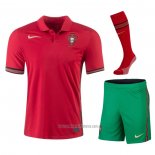Camiseta del+Pantalones+Calcetines Portugal 1ª Equipacion 2020-2021