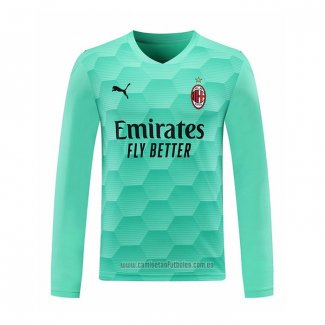 Camiseta del AC Milan Portero 1ª Equipacion Manga Larga 2020-2021