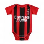 Camiseta del AC Milan 1ª Equipacion Bebe 2021-2022
