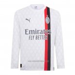 Camiseta del AC Milan 2ª Equipacion Manga Larga 2023-2024