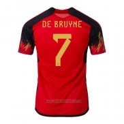 Camiseta del Belgica Jugador De Bruyne 1ª Equipacion 2022