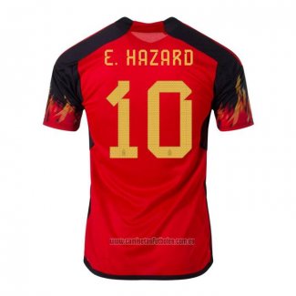 Camiseta del Belgica Jugador E.Hazard 1ª Equipacion 2022