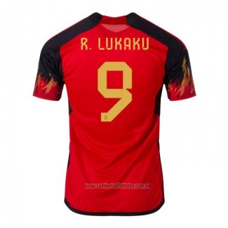 Camiseta del Belgica Jugador R.Lukaku 1ª Equipacion 2022