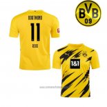 Camiseta del Borussia Dortmund Jugador Reus 1ª Equipacion 2020-2021