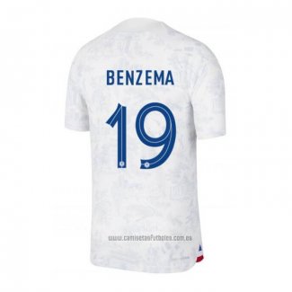 Camiseta del Francia Jugador Benzema 2ª Equipacion 2022