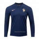 Camiseta del Francia 1ª Equipacion Manga Larga 2022