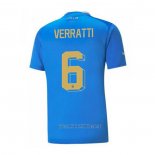 Camiseta del Italia Jugador Verratti 1ª Equipacion 2022