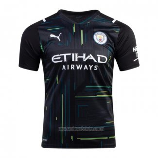 Camiseta del Manchester City Portero 2021-2022 Negro