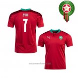 Camiseta del Marruecos Jugador Ziyech 1ª Equipacion 2020-2021