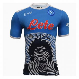 Camiseta del Napoli Maradona Special 2021-2022 Azul