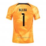 Camiseta del Paises Bajos Jugador Bijlow 1ª Equipacion 2022