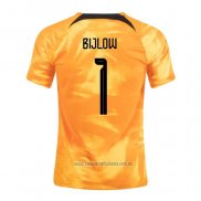 Camiseta del Paises Bajos Jugador Bijlow 1ª Equipacion 2022