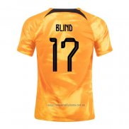 Camiseta del Paises Bajos Jugador Blind 1ª Equipacion 2022