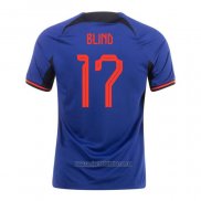 Camiseta del Paises Bajos Jugador Blind 2ª Equipacion 2022