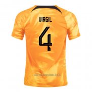 Camiseta del Paises Bajos Jugador Virgil 1ª Equipacion 2022
