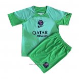 Camiseta del Paris Saint-Germain Portero Nino 2022-2023 Verde
