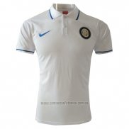 Camiseta Polo del Inter Milan 2019-2020 Blanco
