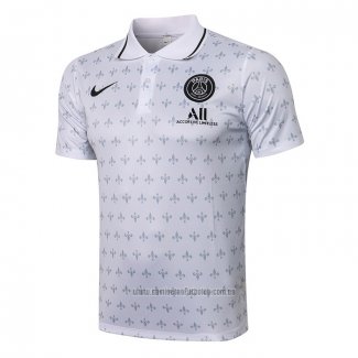 Camiseta Polo del Paris Saint-Germain 2021-2022 Blanco