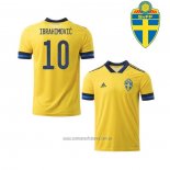 Camiseta del Suecia Jugador Ibrahimovic 1ª Equipacion 2020