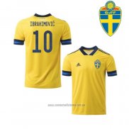 Camiseta del Suecia Jugador Ibrahimovic 1ª Equipacion 2020