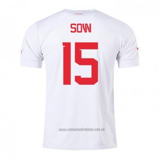 Camiseta del Suiza Jugador Sow 2ª Equipacion 2022