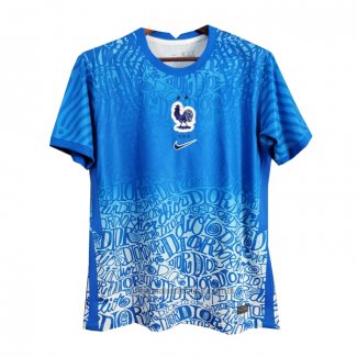 Camiseta de Entrenamiento Francia 2022 Azul