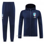 Chandal con Capucha del Italia 2022-2023 Azul