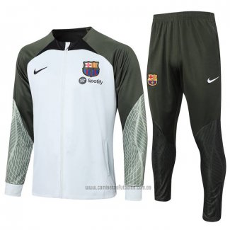 Chandal de Chaqueta del Barcelona Nino 2023-2024 Gris