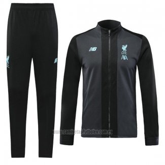 Chandal de Chaqueta del Liverpool 2019-2020 Negro