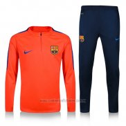 Chandal de Sudadera del Barcelona 2019-2020 Naranja