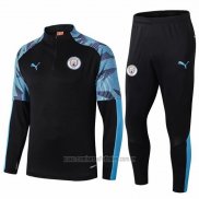 Chandal de Sudadera del Manchester City 2019-2020 Negro