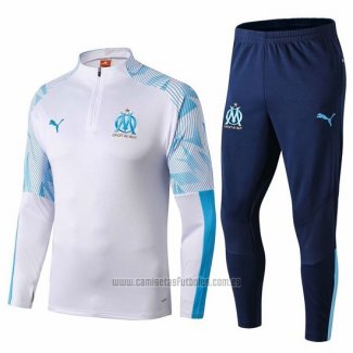 Chandal de Sudadera del Olympique Marsella 2019-2020 Blanco